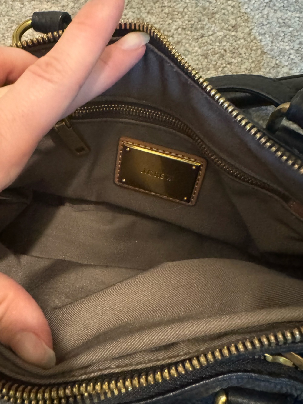 J.Crew black leather purse - Picture 4 of 7